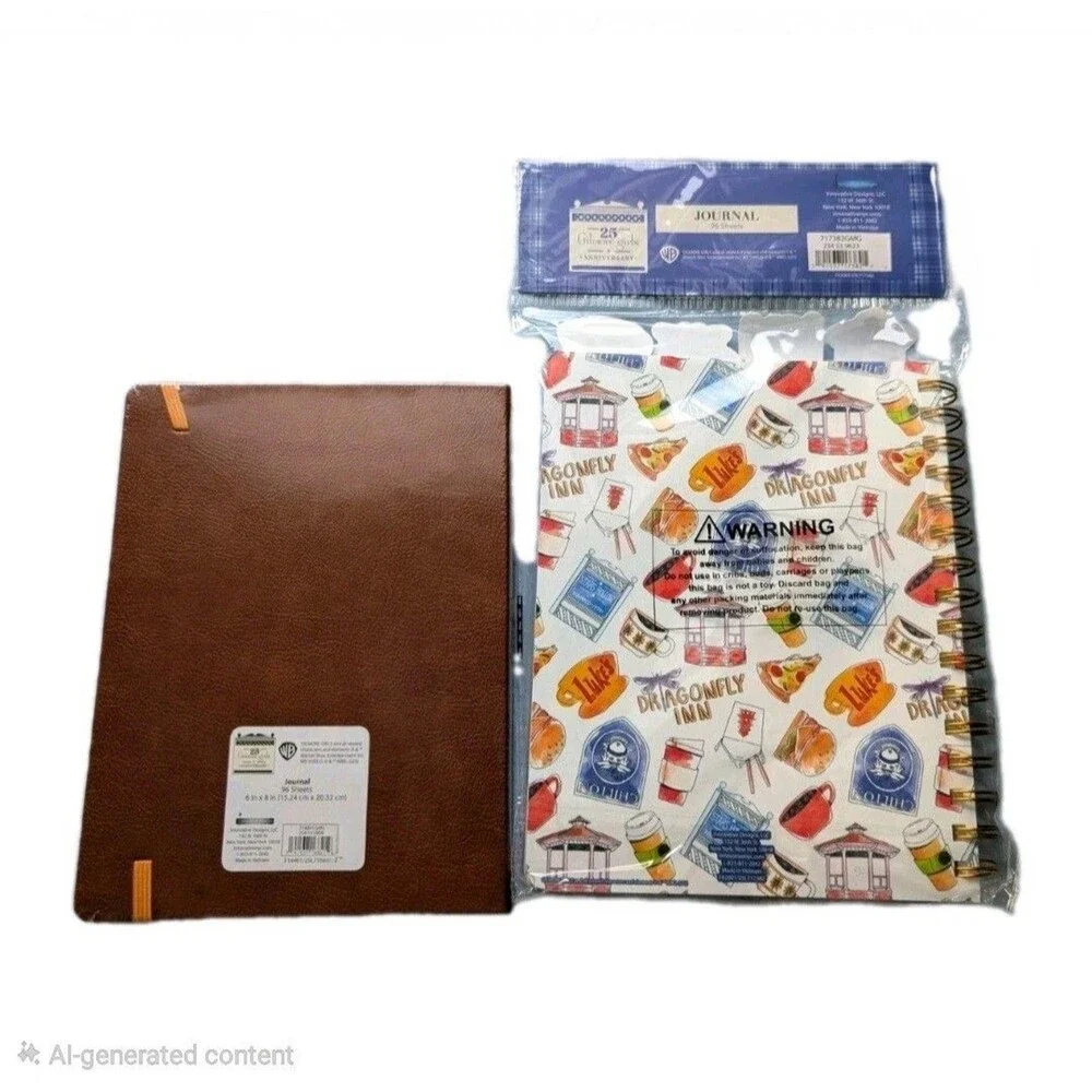 NEW 2 Gilmore Girls 25th Anniversary Journals Notebooks